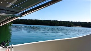 I suck a dick on a boat in my amateur brunette video