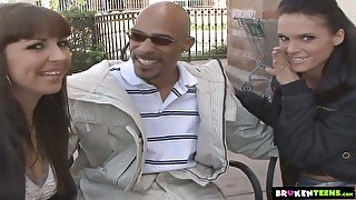 Incredibly whorish Jennifer Dark wanna work on stiff fat BBC (FFM)