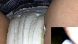 023 スカートとおむつを履いて履いてオナニーしました！その3