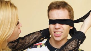 teaches blindfold stepson anal fetish