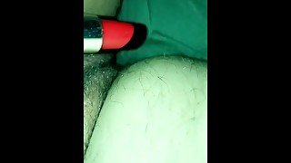 Work from home. VIBRATOR LIPSTICK ON CLIT WHILE WORKING