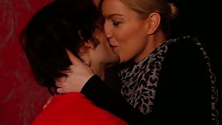 Effortlessly seductive cougar Yoha Galvez seduces young dude