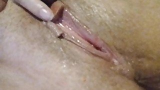 Tight teen fingering her wet pussy and clit until she creams with orgasms!