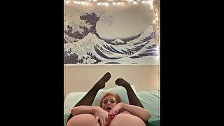 fingering myself in bed