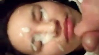 Torrid amateur chick is ready for some facial cumshot