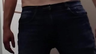 FPOV cumshot wearing jeans