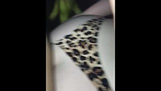 (18+) Cheats on boyfriend and rides hard in the back of a car