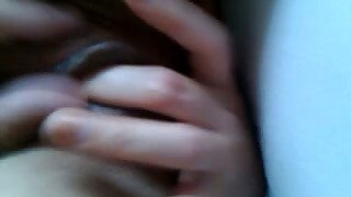 I really enjoy playing with my swollen pussy in my cozy bedroom