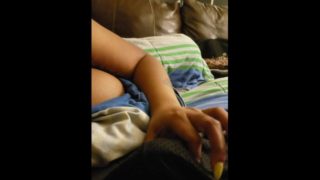 Mom touching my Dick