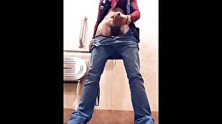 Walmart bathroom hookups with Ebony tranny