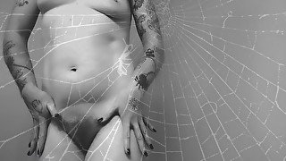 Goth Trans Boy Silent Film Erotic Solo Spider Theme