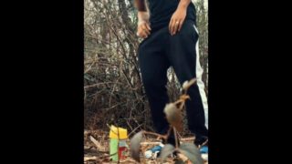 Fucking Fleshlight in the Outdoor Wilderness