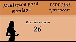 Correte 2 veces. MiniJOI para sumisos eyaculadores precoces.