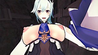 Genshin Impact futa Eula Taker POV she wants you to give her a blowjob