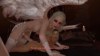 Corrupted Futa Angel Trailer ( Giantess Tall Blonde Futanari pegging femdom dominatrix)