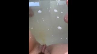 Underwater Pee in Bath 