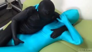 Subtitled Japanese ZENTAI fingerbanging to orgasm