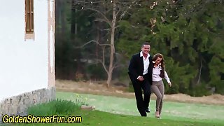 Pissed on bitches facials