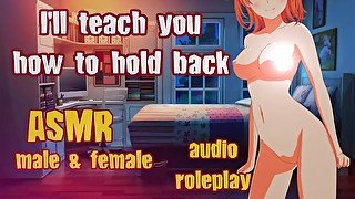 Stepmom anal n mouth teach to cum not too fast ASMR  dirty talk  moaning