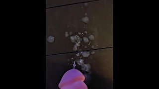 OMG! Watch as my big white cock explodes a HUGE load of cum as I moan!