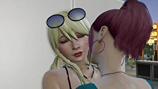 Futa - The beautiful women kitchen erotic