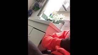 Jerking my hard dick