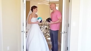 Horny stud Johnny fucks a sweet bride