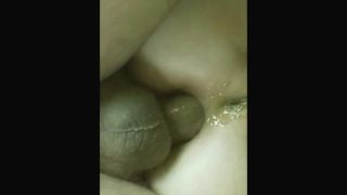 Crazy Amateur hard and fast first time painful anal creampie