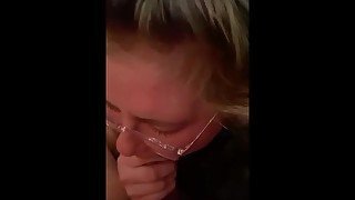 CHUBBY WHITE GIRL SUCKS BOYFRIENDS COCK - SUBSCRIBE 2 MY ONLYFANS 2 SEE ME PLAY WITH MY PUSSY AFTER