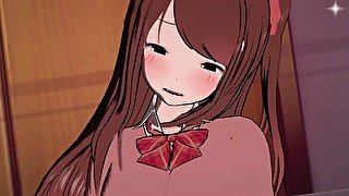 【にじさんじ 赤羽葉子】赤羽葉子がふたなりオナニーで絶頂するだけ