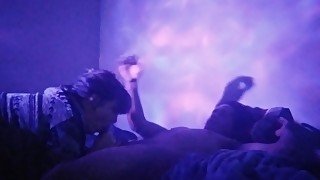 My boyfriend chokes me with his cock before pounding my pussy LOUD MOANING