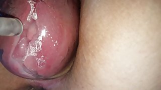 Horny girlfriend pussy pumped again