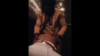 Giving the waitress a big tip on break pt