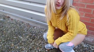 I was busting, and ended up peeing in public .....