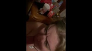 Cum hater finishes the job