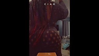 Big black ass clapping