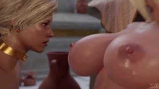 futa cassie cage, sindel 3d group futanari