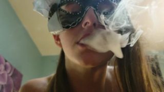 Pretty girl smoke for you bastard  (smoke fetish dirty talk)