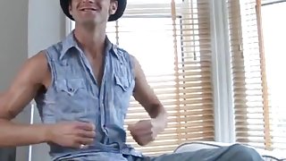 British slut Rebecca gets fucked by a cowboy