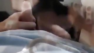 23yo hotty engulfing boyfriends knob