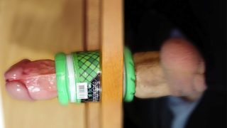 FLESHLIGHT mumbles and chokes on big cock. FUCKS FLESHLIGHT slurp