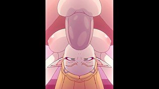 Princess Zelda gets a deepthroat swabbing