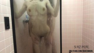 Pale skinny teen fucked in the shower by a 40 yaer old man