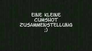 German girlfriend facial cumshot compilation