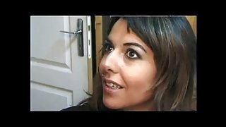 FRENCH CASTING n30 brunette anal babe double penetration