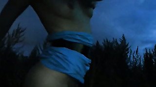 A hot chick goes for sex on a public beach/Demi. Part 2