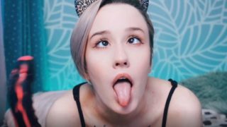 Ultimate AHEGAO : masturbation, pov blowjob, double dildo sucking