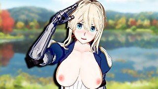 Violet Evergarden 3D Hentai