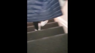 Step mom caught step son jerking off on step sister on hidden camera 