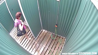 Mature Busty Woman in Shower